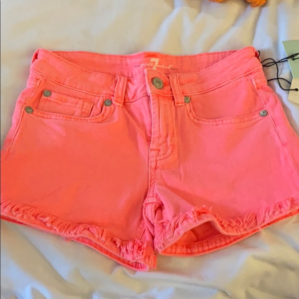 Girls Roll Cuff Shorts